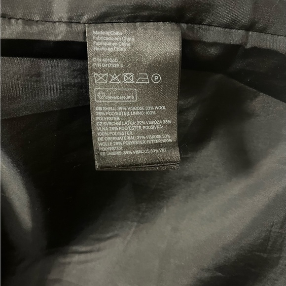 Women h&m wool jacket / coat - Picture 5 of 6